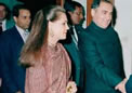 Mrs Sonia Gandhi W/O Prime Minister of India - Rajiv Gandhi - in Sydney, 1986.
Source: National Archives of Australia: A8746, KN23/10/86/66




