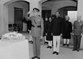 General Cariappa, former Indian High Commissioner to Australia at the Australian War Memorial  1953
Source: National Archives of Australia: A1200, L16019

