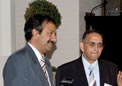 Mrs Sujatha Singh, with Mr. Govindaraj, Correspondent,  Dinamalar & Mr. Gopalkrishna at the Chancery on 20 Nov 2010