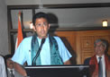 Mr Anil Kumble Addressing the guests During reception at HCI on 12 Jan 2008