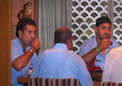 Mr Sachin Tendulkar & Mr Harbhajan Singh during Reception at HCI on 12 Jna 2008