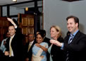 Mrs. Sujatha Singh HC and members of Parliament dancing with Indian community at HCI on 28 Oct 2009