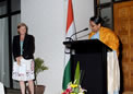 Mrs. Sujatha Singh HC addressing the Members of Parliament and Indian community at HCI on 28 Oct 2009