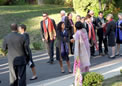 Mrs Sujatha Singh, High Commissioner welcoming Australian Women Cricket team at HCI on 06 Nov 2008