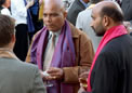 Guests Interacting with members of Indian Women Cricket Team during  reception at HCI on 06 Nov 2008