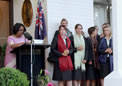 Mrs Sujatha Singh, High Commissioner of India Addressing the gathering during reception at HCI on 06 Nov 2008