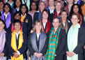 Mrs Sujatha Singh, High Commissioner of India with Indian & Australian Women Cricket Teams at HCI on 06 Nov 2008