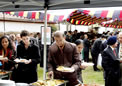 Guests Enjoying Indian cuisine during Independence Day Reception on 16 Aug 2010