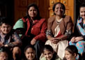 Mrs Sujatha Singh, High Commissioner  with Children and Members of Indian Community  at  Independence Day celebrations on 15 Aug 2008