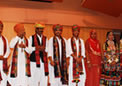 Artist of Rajasthani Cultural Group Introducing themselves at the end of the programme at Canberra on 06 Nov 2010