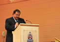 Mr. Nic Manikis, Director of Multicultural Affairs ACT addressing the audience - 6 Nov. 2010