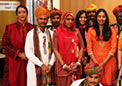 Mrs Sujatha Singh, HC and Shri VK Sharma, DHC with Artists of Rajasthani Cultural Group at Canberra on 06 Nov 2010