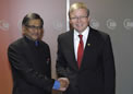 Hon Shri SM Krishna, External Affairs Minister of India and Hon Mr Kevin Rudd Prime Minister of  Australia - on 07 Aug 2009