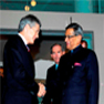 External Affairs Minister Shri S.M. Krishna meeting Australian Foreign Minister Mr Stephen Smith at Cairns on 07 Aug 2009 